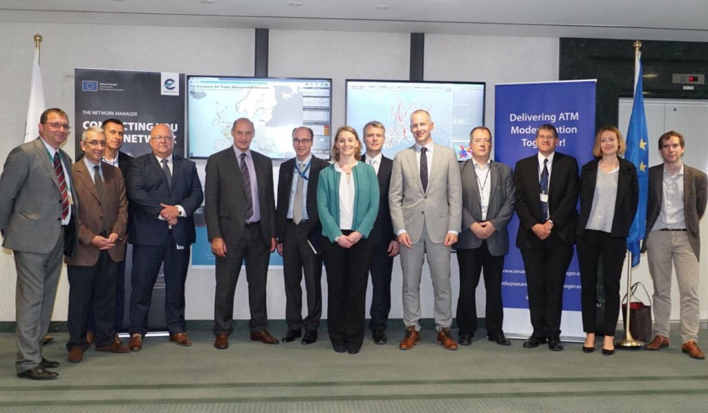 European Commission and INEA Visit Network Manager (EUROCONTROL) to monitor progress in financed projects