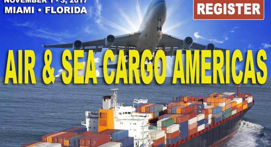 Air & Sea Cargo Americas will be held on November 1 – 3, 2017 at the Miami Airport & Convention Center