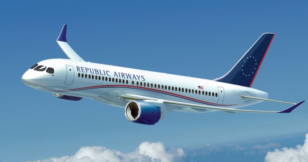 Republic Airways confirms order for 100 E175 jets