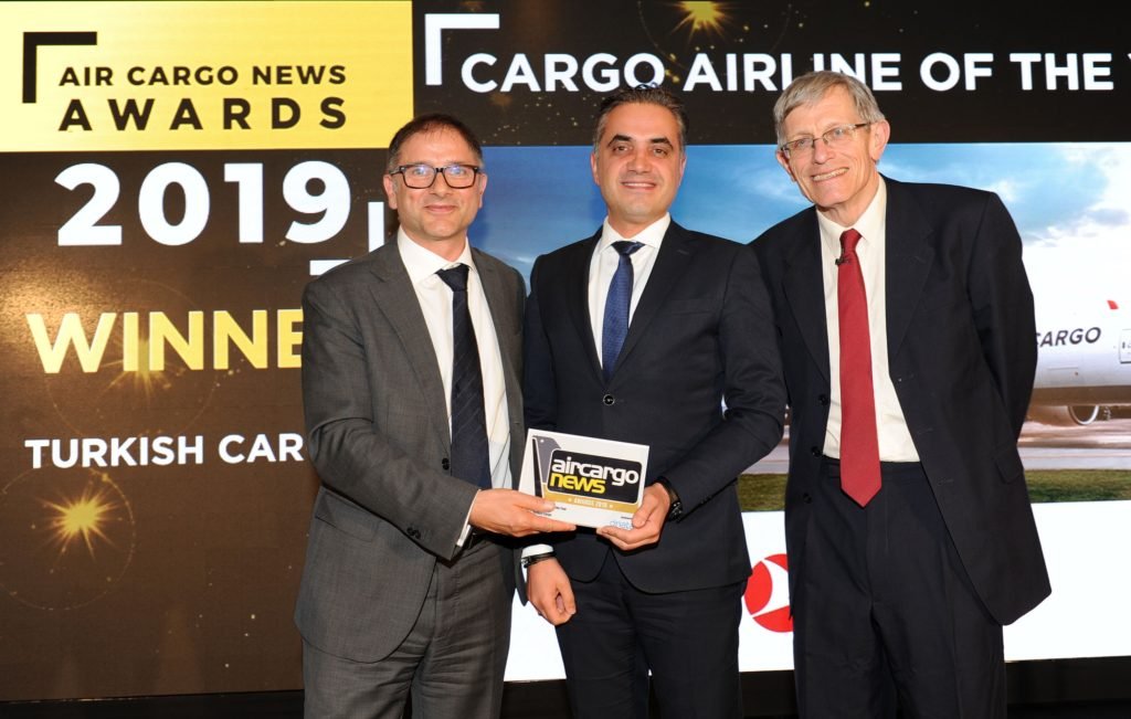 Turkish Cargo awarded with the prestigious ‘Cargo Airline of the Year 2019’ prize by the global logistics industry.