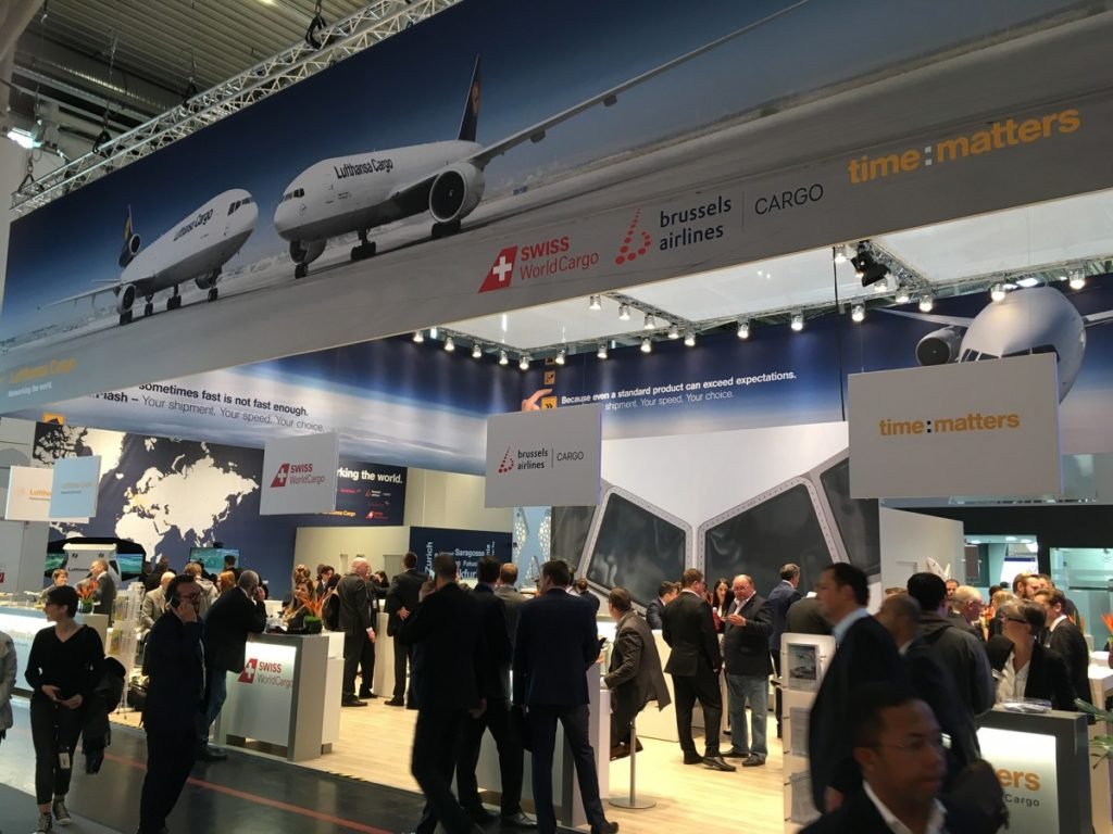 Lufthansa Cargo exhibits at transport logistic