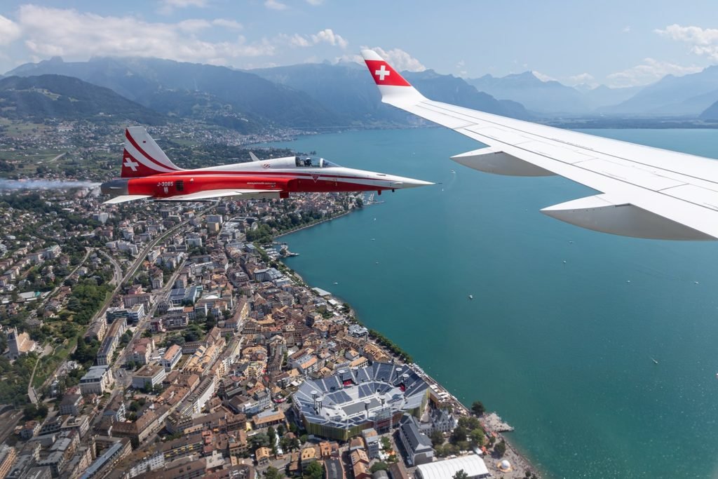SWISS brightens the skies at the Fête des Vignerons