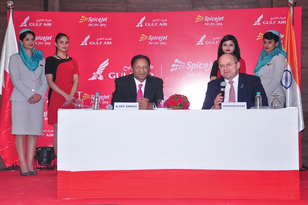 SpiceJet Signs Memorandum Of Understanding With Gulf Air To Expand Reach