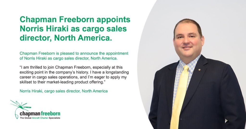 Chapman Freeborn appoints Norris Hiraki as cargo sales director – North America