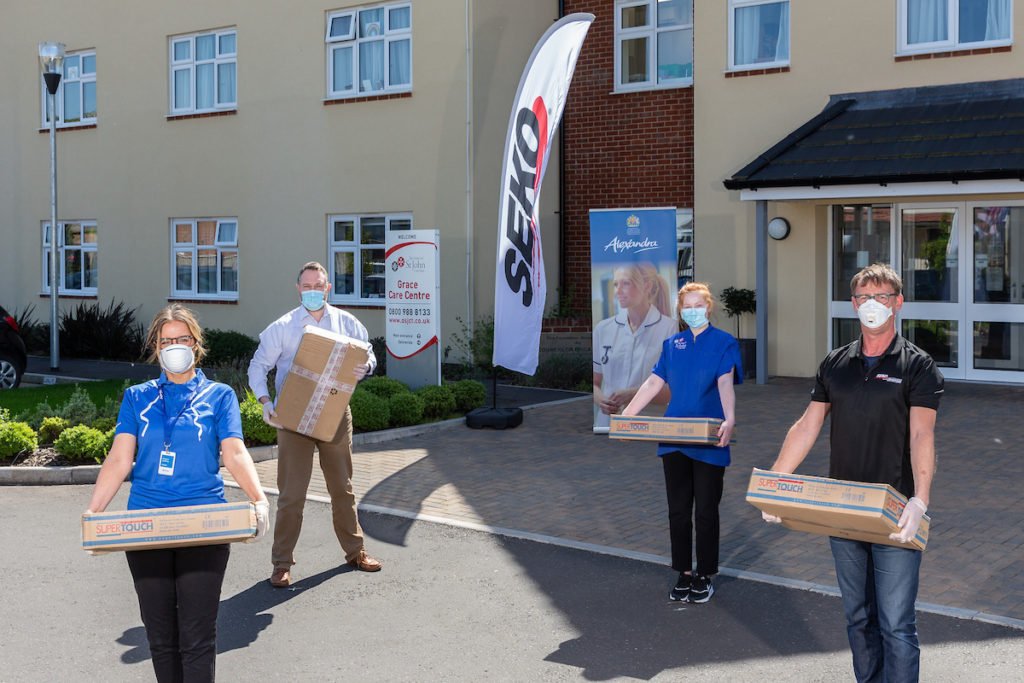 Alexandra and SEKO Logistics partner to support donation of PPE to protect staff and residents at a British care home group