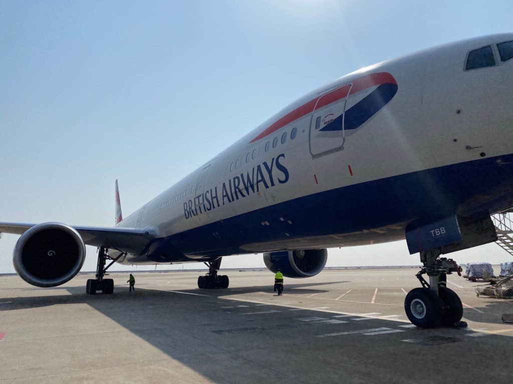 British Airways Flies Vital Medical Supplies to Britain, Including Ventilators and PPE