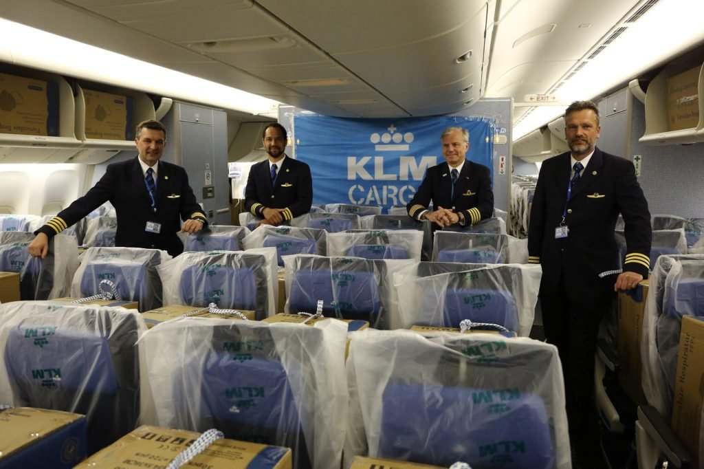 KLM introduces Cargo-in-Cabin: carrying cargo on passenger seats
