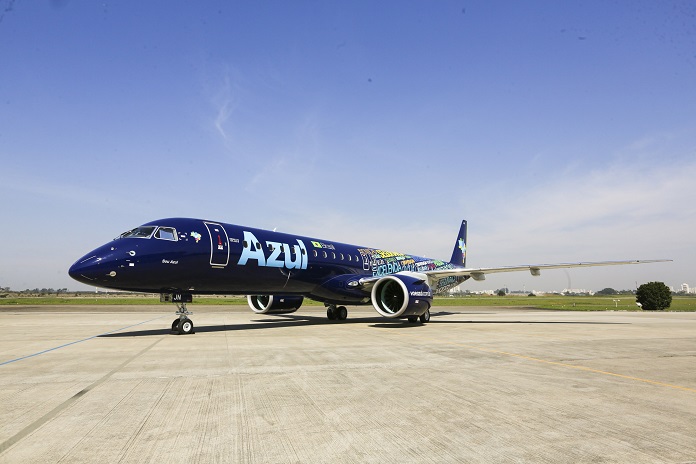 Pratt & Whitney joins Azul today in celebrating the delivery of the first Embraer E195-E2 aircraft, leased through AerCap and powered exclusively by Pratt & Whitney GTF engines.