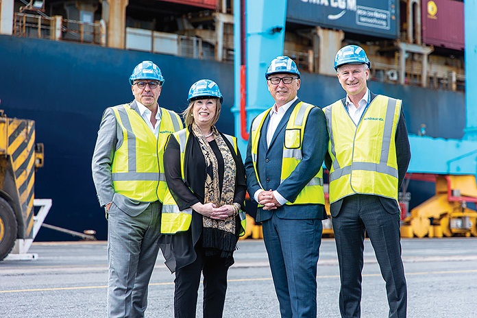 Pictured from left to right: George Schirato (Mondiale VGL Director), Louise Rigoni (CAS Director), Mark Callus (CAS Director), and Chris James (Mondiale VGL COO).