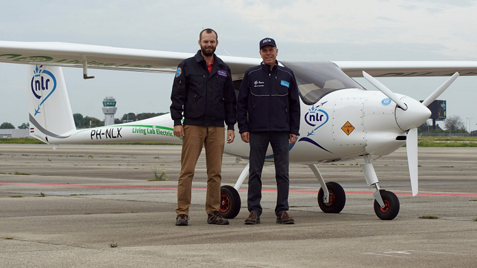 Anton Dilcher, Technical Pilot, DLR (left) and Robert de Muynck, Research Pilot, NLR (right)