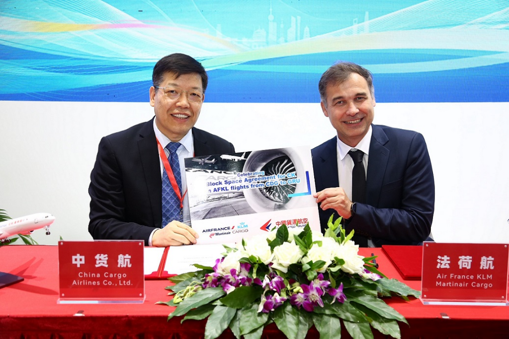 Air France KLM Martinair Cargo and China Cargo Airlinesstrengthen partnership with new Block Space Agreement