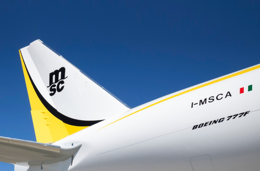 Fifth Boeing 777F of MSC lands in Milan