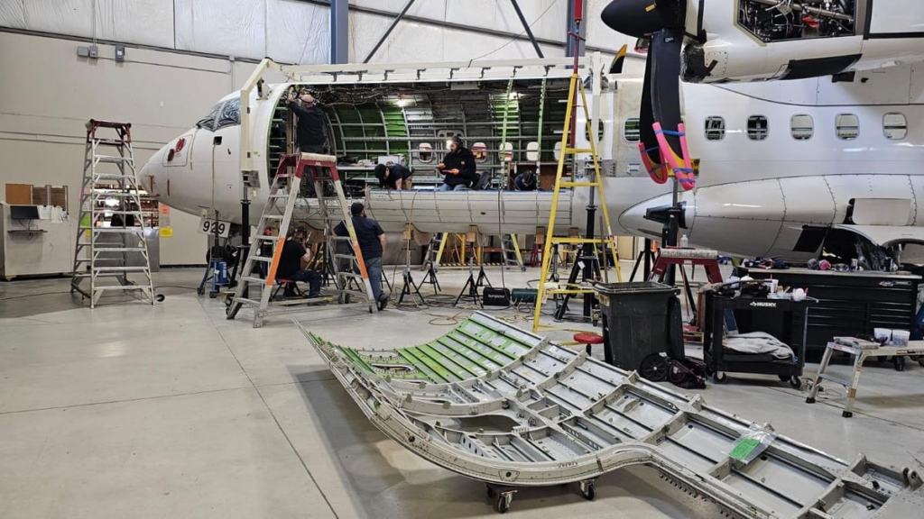 ACIA Aero Leasing starts conversion of the first ATR72-600 Large Cargo Door