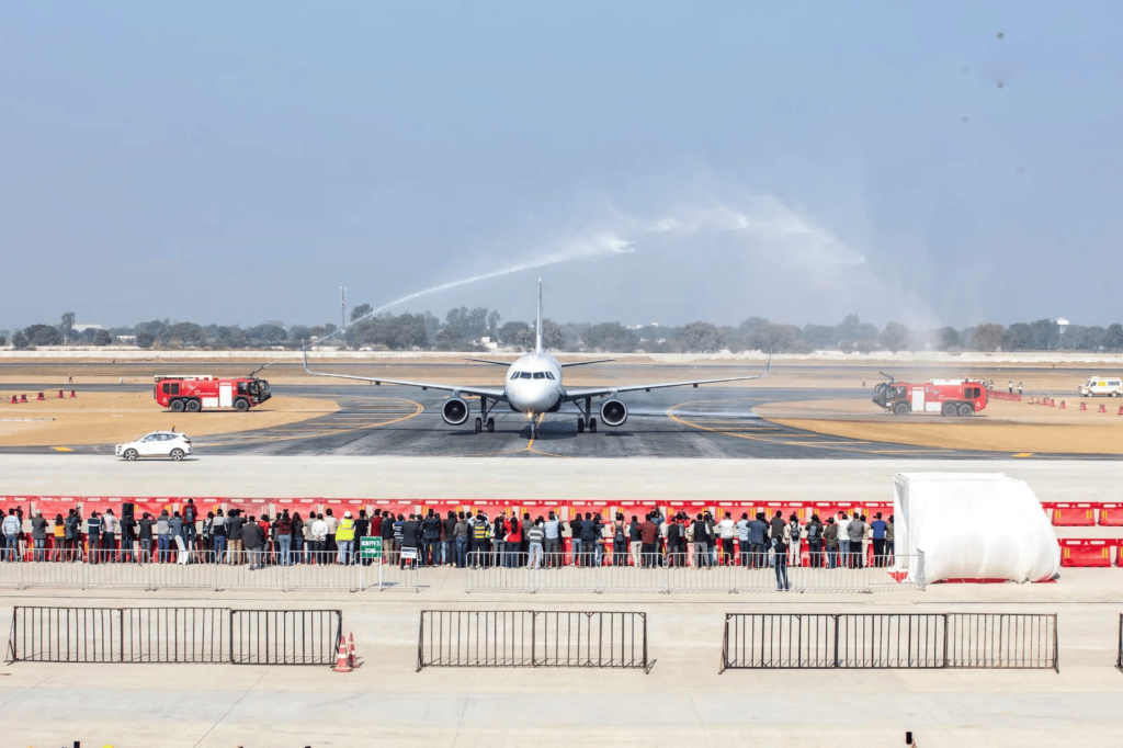 Noida International Airport hits major milestone with Airbus A320 test flight  Ahead of 2025 Launch