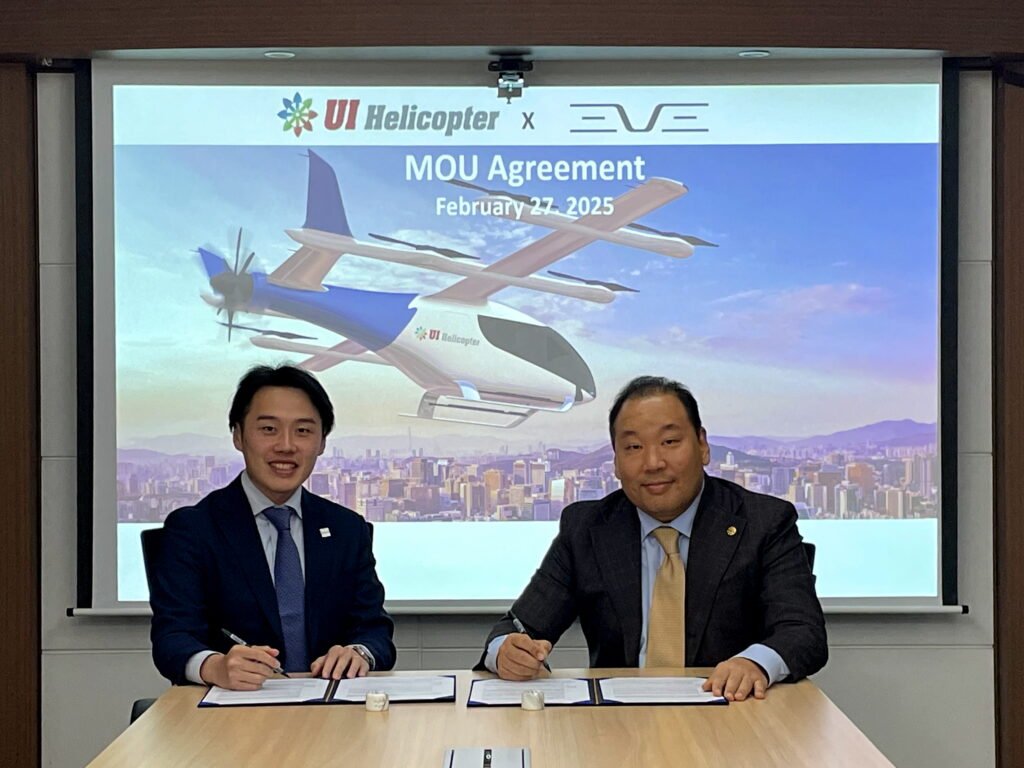 Eve Air Mobility and UI Helicopter Join Forces to Propel Advanced Air Mobility in South Korea