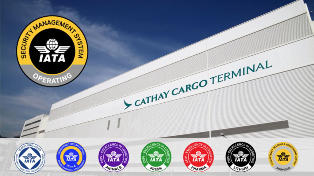 Cathay Cargo Terminal achieves IATA Security Management System (SeMS) certification