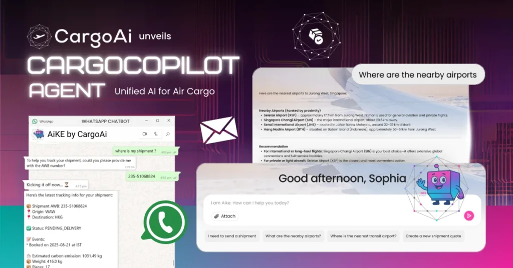 CargoAi Launches CargoCoPilot Agent: Unified AI Set to Transform Air Cargo Communications