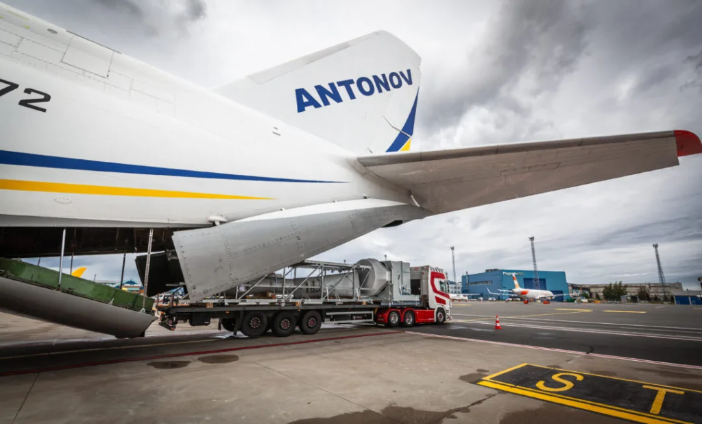 Antonov Airlines and Kuehne + Nagel Execute Time-Critical Heavy-Lift Operation from Estonia to Chile
