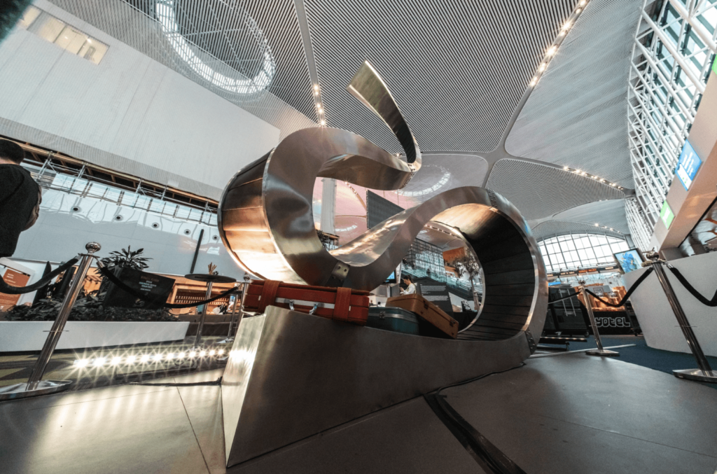 iGA Istanbul Airport turns forgotten travel objects into public art