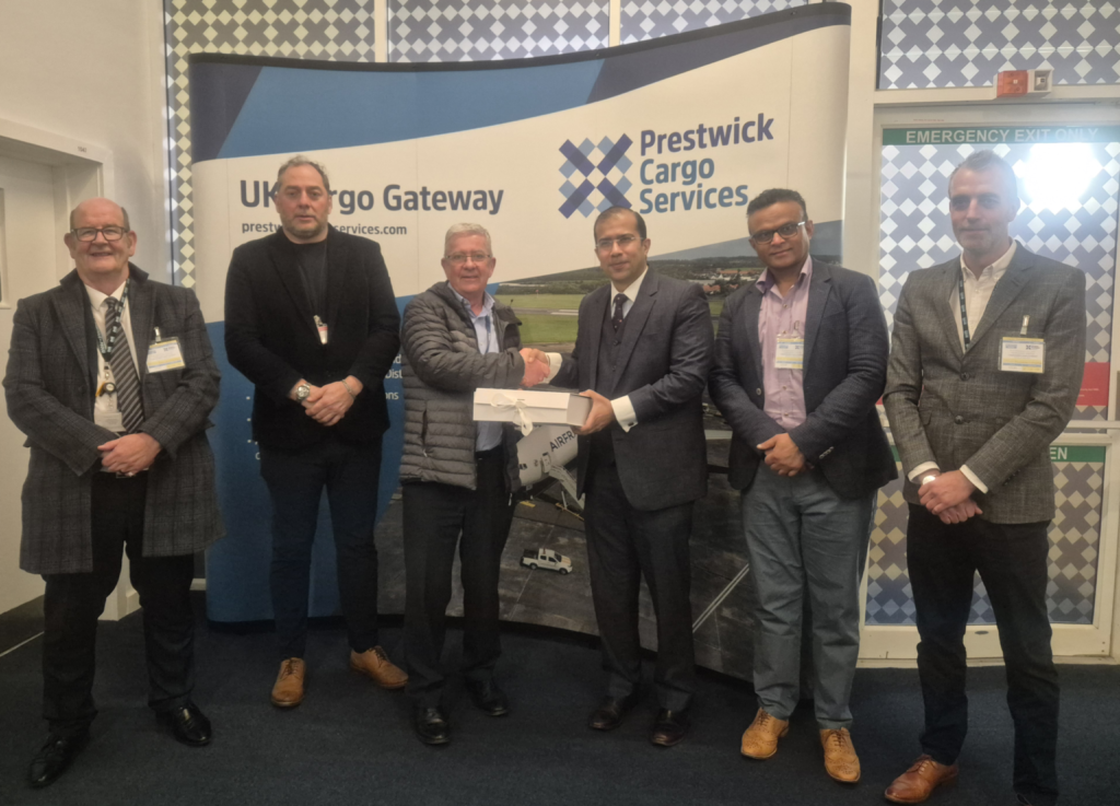 Glasgow Prestwick Airport highlights cool chain investment during visit by Indian Consul General
