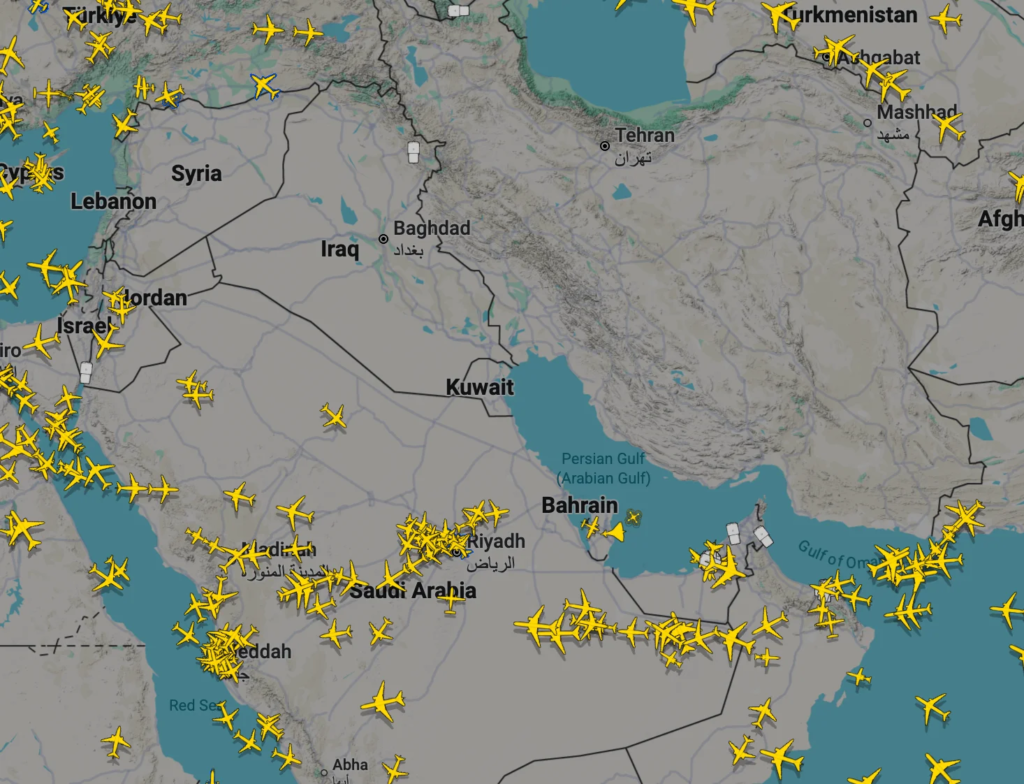 Middle East Aviation Remains Grounded as Airspace and Airports Close Across the Region
