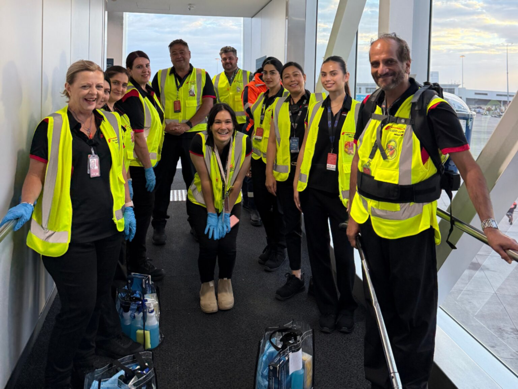 Swissport Introduces Cabin Care Aircraft Turnaround Service at Sydney International Airport