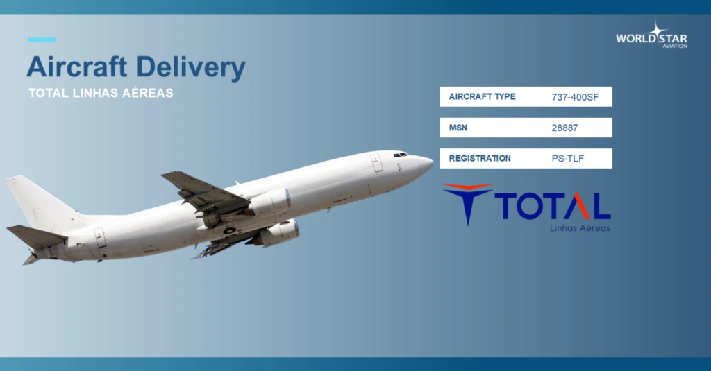 World Star Aviation Delivers Third Boeing 737-400SF to Sky One as Fleet Expansion Continues