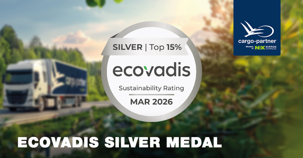 cargo-partner Retains EcoVadis Silver Rating, Reinforcing Commitment to Sustainable Logistics