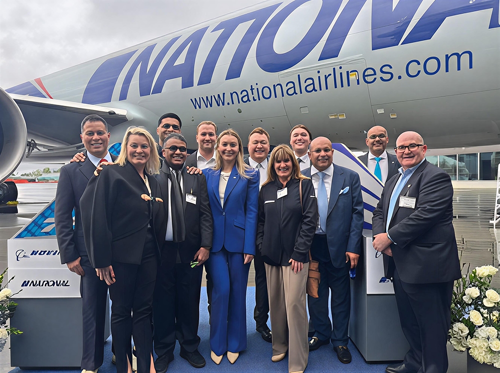 National Airlines Celebrates Successful Delivery of Its First Boeing 777-200F Aircraft in Seattle*