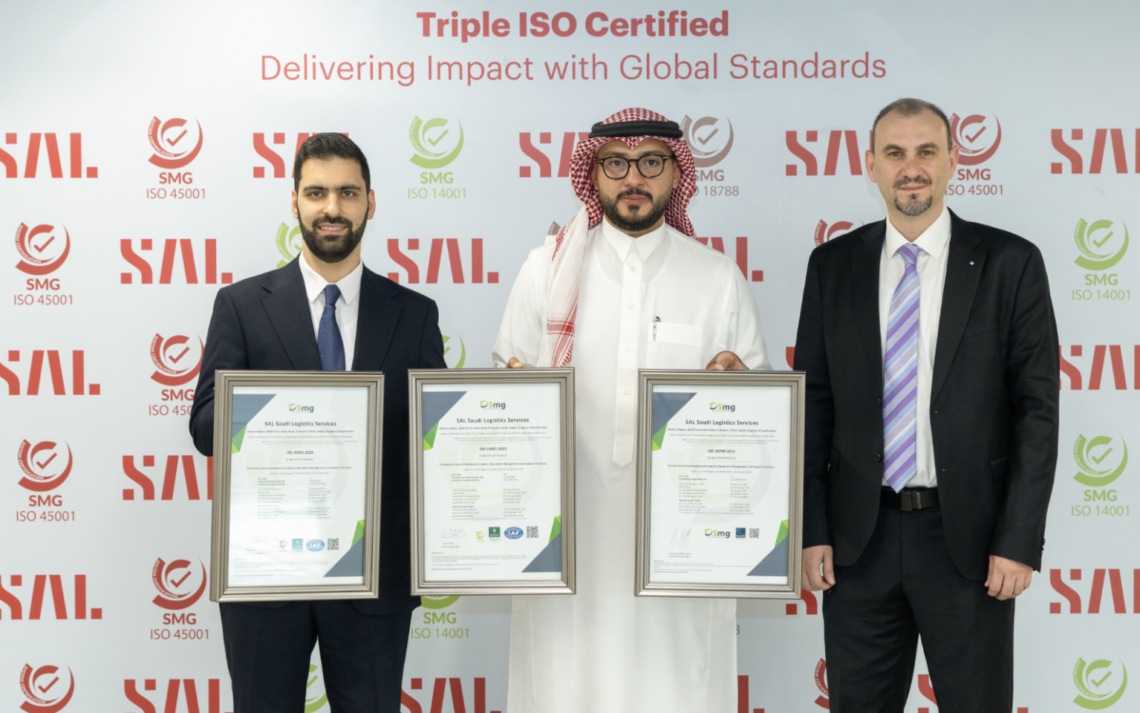 SAL Becomes First Saudi Logistics Company to Achieve Triple ISO Certification for Integrated HSSE System