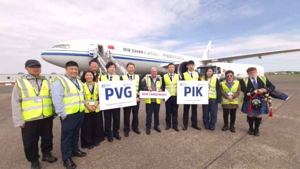 Glasgow Prestwick Airport Launches Scheduled Shanghai Cargo Service, Expanding UK-China Trade Connectivity