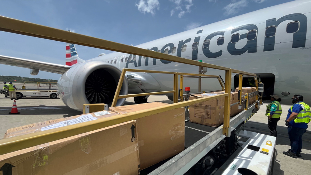 American Airlines operates humanitarian relief flight to earthquake-hit Venezuela