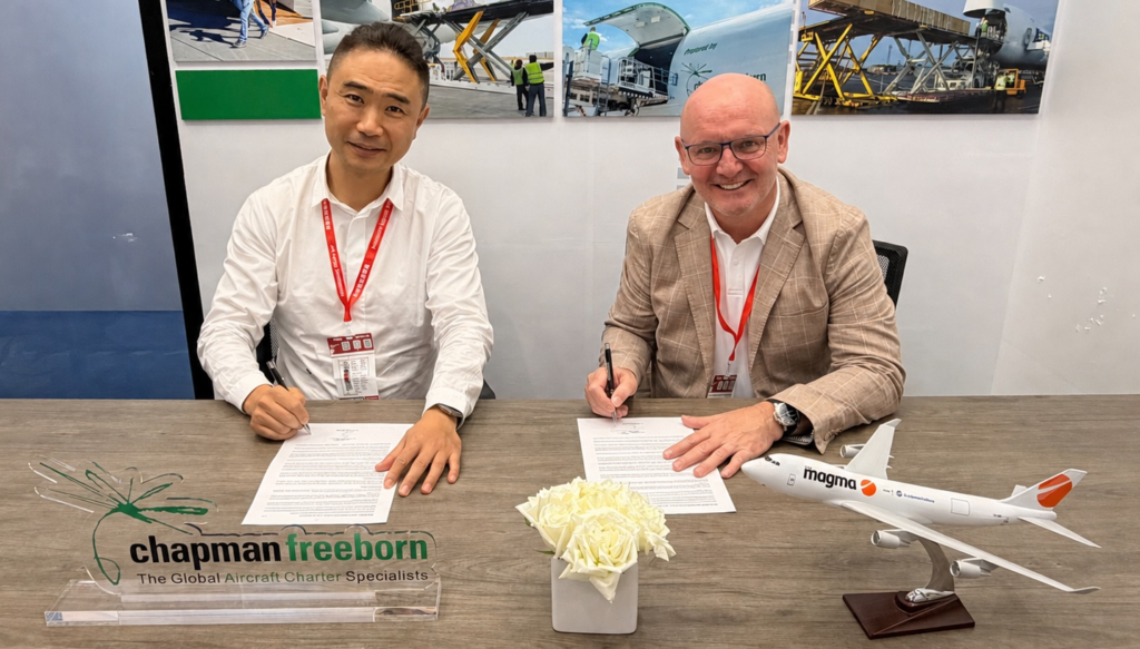 Magma Aviation appoints Chapman Freeborn Greater China as GSSA