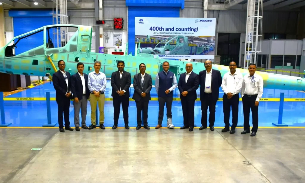 Tata Boeing Rolls Out 400th Apache Fuselage, Strengthening India’s Role in Global Aerospace Supply Chains