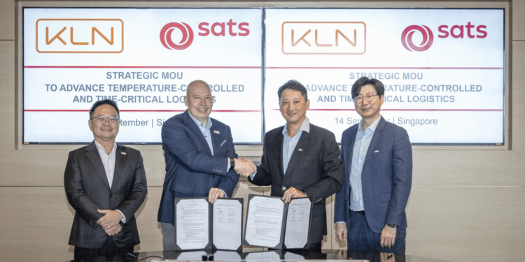 KLN and SATS target time-critical and temperature-controlled cargo with new strategic MOU