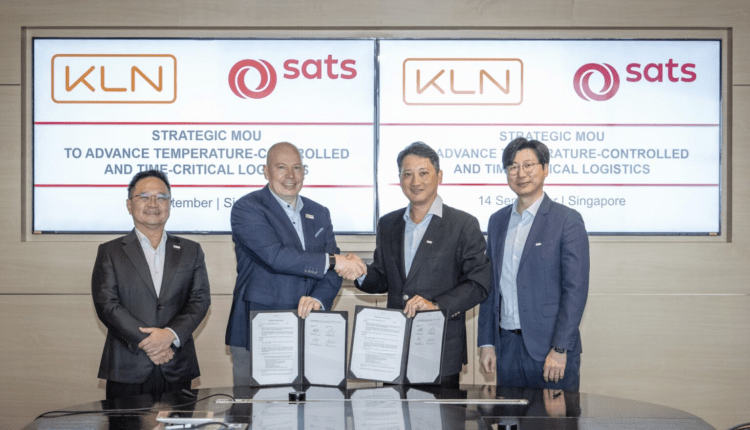 KLN and SATS target time-critical and temperature-controlled cargo with new strategic MOU