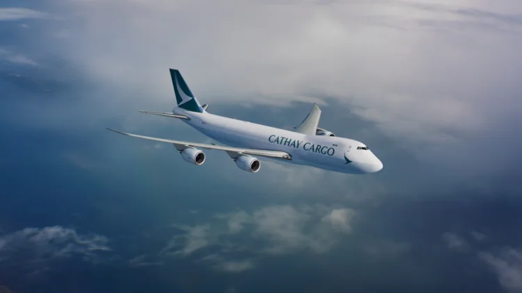 Cathay Cargo Volumes Rise 8.6% in August Despite EU E-Commerce Duty