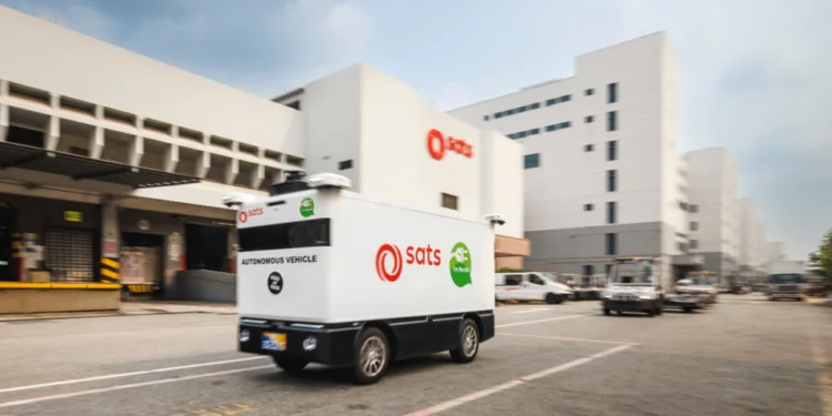 SATS introduces Autonomous Cargo Vehicle service to accelerate cargo delivery within Changi Airfreight Centre