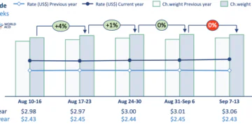 Asia Pacific Air Cargo Volumes and Spot Rates Strengthen in Second Week of September