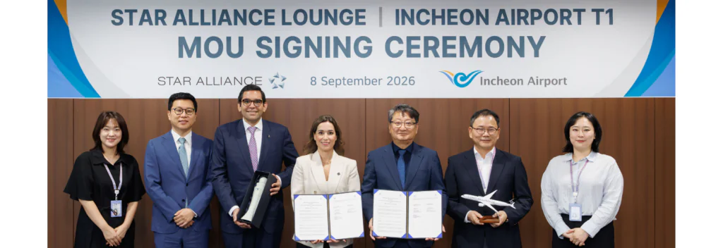 Star Alliance and Incheon International Airport Corporation Sign MOU for Cooperation on Lounge Operations