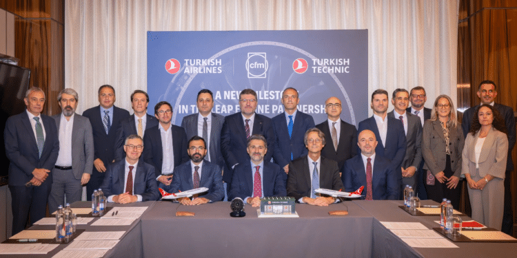 Turkish Airlines and CFM Sign MoU for More Than 600 LEAP-1B Engines
