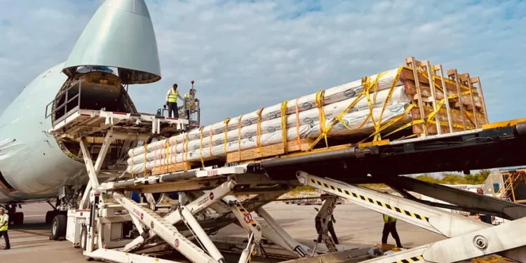 Air Charter Service completes 163-tonne machinery operation from India to Ghana
