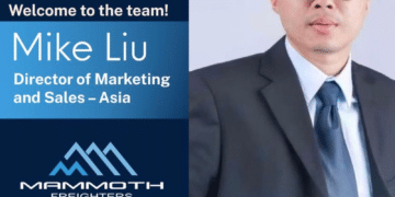 Mammoth Freighters Appoints MikeLiu to Lead Sales and Marketing in Asia