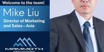 Mammoth Freighters Appoints MikeLiu to Lead Sales and Marketing in Asia